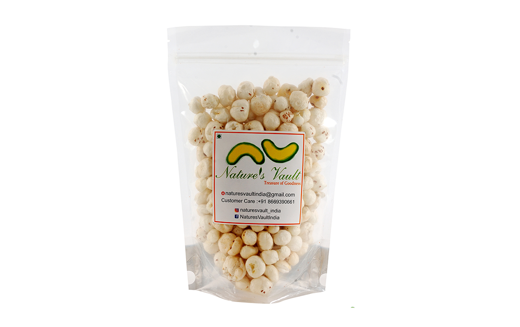 Nature's Vault Fox Nuts Phool Makhana   Pack  100 grams